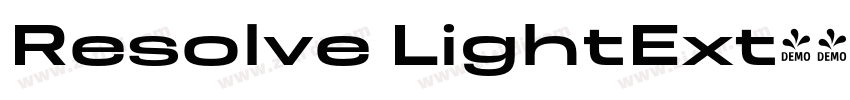 Resolve LightExt字体转换